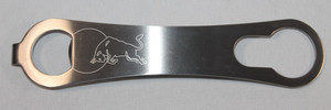Red Bull Logo Bottle Can Opener – Stainless Steel – Rare Branded Bar Tool – HTF