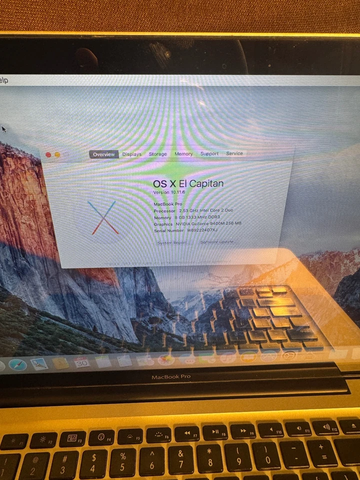 MacBook Pro 15" 2.53GHz 8GB RAM 100GB SSD MacOS El Capitan - Image 4 of 4