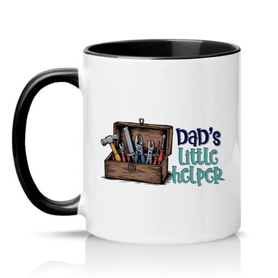 Dads Little Helper Herren 11 Unzen Keramiktasse Zum Selbermachen Werkzeuge Vaterschaft Geschenk