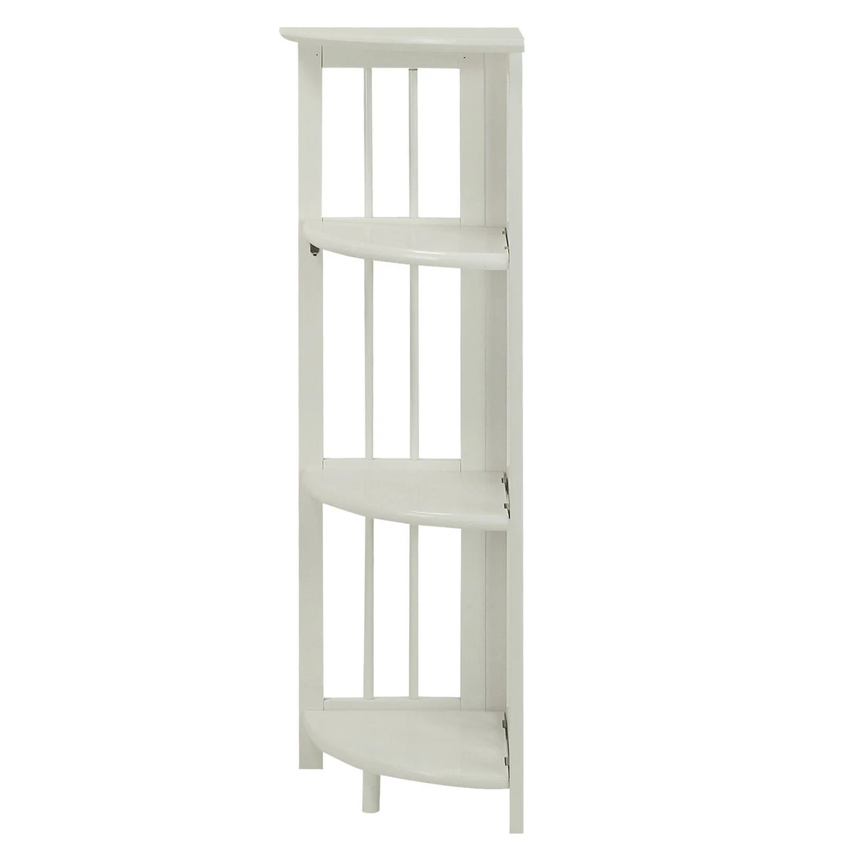 Yu shan 4 tier corner sale folding bookcase in white