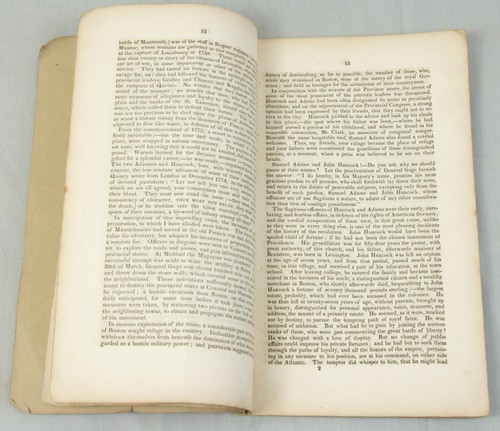 1835 Adresse Lexington seltene amerikanische Broschüre beschriftet von Edward Everett - Bild 8 von 15