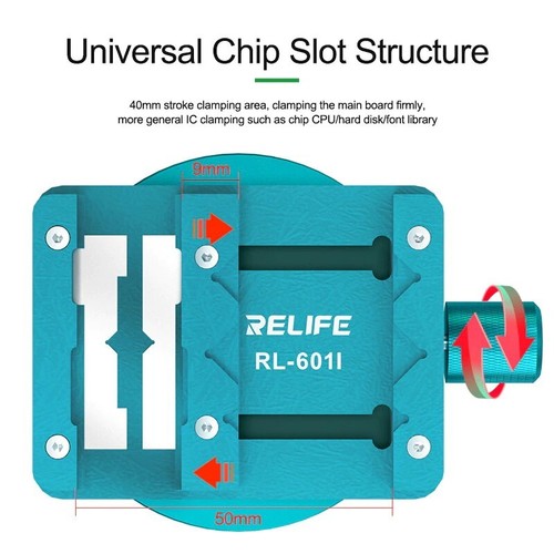 PCB Holder Jig Fixture Circuit Board Repair ReWork ReBall Tool ReLife RL-601I UK - Picture 6 of 10