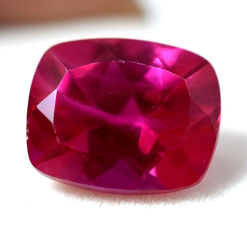 6.90 Ct Natural Pinkish Red Ruby Mozambique GGL Certified AAA+ Treated Gemstone - Picture 4 of 5