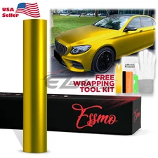 ESSMO PET Romance Chrome Gold Auto Car Vehicle Vinyl Wrap Decal Sticker Paint