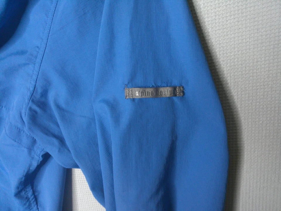 Camisa con botones ventilados de diseño alpino para hombre grande azul caminata mosca peces solapa bolsillos usada en excelente estado Foto 4 de 4