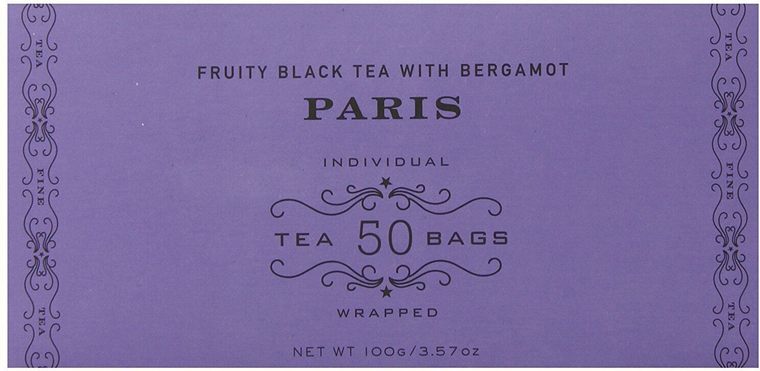 Harney & Sons Black Oolong Bergamot Fruity Vanilla - Paris Tea Teabags 50ct x 2