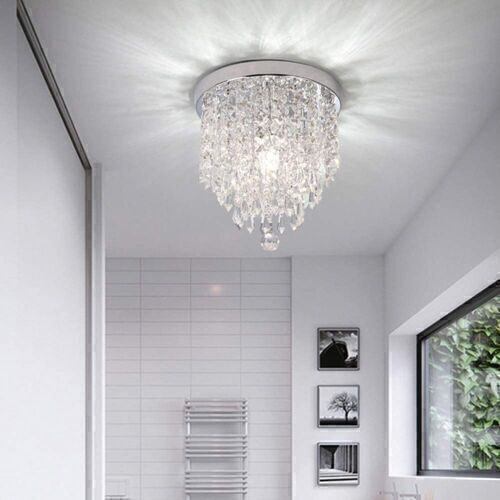 Kristall Deckenlampe LED Deckenleuchte Schlafzimmer Lampe Kronleuchter Lüster Mq - Bild 5 von 12