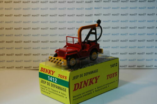 Made In France Strasbourg Jouet Dinky Toys N°808 Jeep - Made In France - Échelle 1:43 - Véhicule Militaire - Occasion Jouet Vintage Dinky France