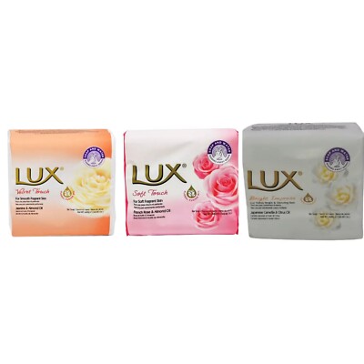 Lux Soft Touch | Velvet Touch | Bright Impress (3 Seifen in jeder Packung) je 80g