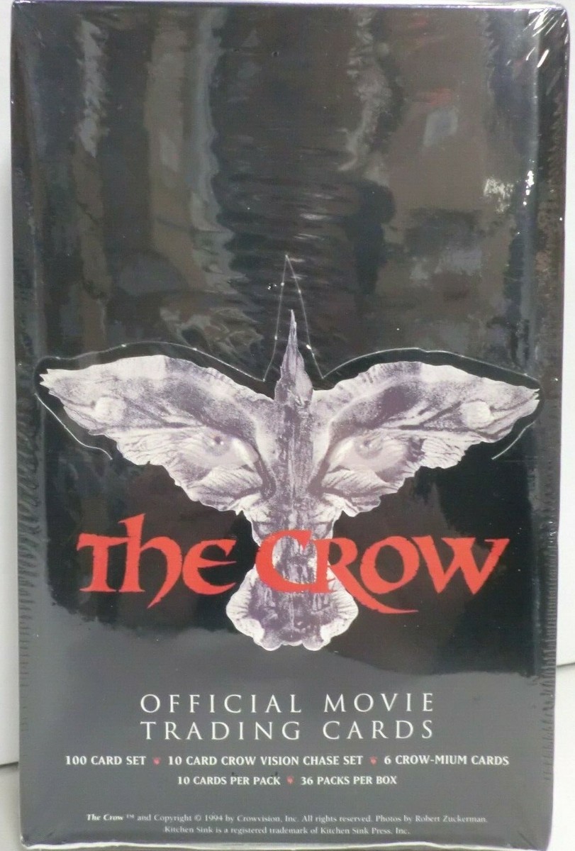THE CROW ORIGINAL MOVIE TRADING CARDS BOX 1994 KITCHEN SINK