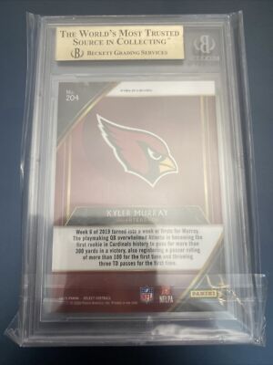 2019 Select Field Level Kyler Murray BGS 9.5 GEM MINT Rookie RC