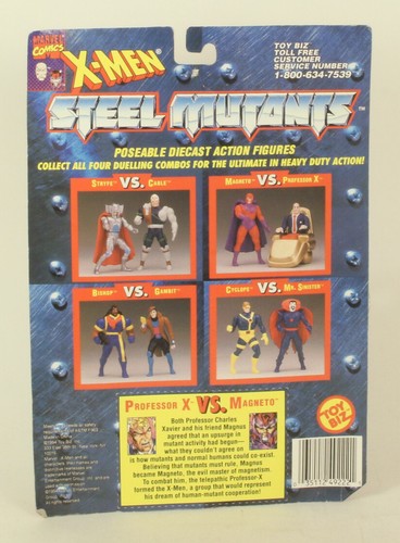 ToyBiz Marvel Comics X-Men Steel Mutants Professor X Vs Magneto - Picture 2 of 2