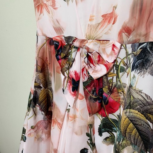 Ted Baker Rupin Opulent Bloom Floral Dress Ted sz 2 / US sz 6 Retro 50s Style - Picture 5 of 9