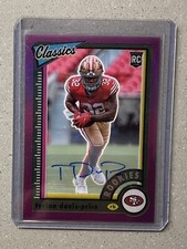 2022 Panini Classics Rookies Premium Auto #192 Tyrion Davis-Price /25 - 49ers