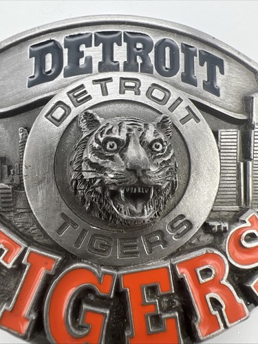 Vintage Detroit Tigers Belt Buckle #157 / 10,000 NICE Baseball Michigan - Picture 2 of 10