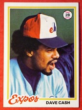1978 Topps Dave Cash #495 (Expos) Ex-Mint
