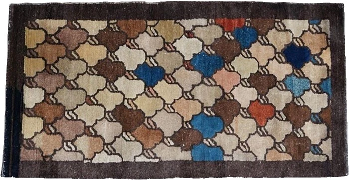 Art Deco Multicolor Alfombras y Tapetes antiguos