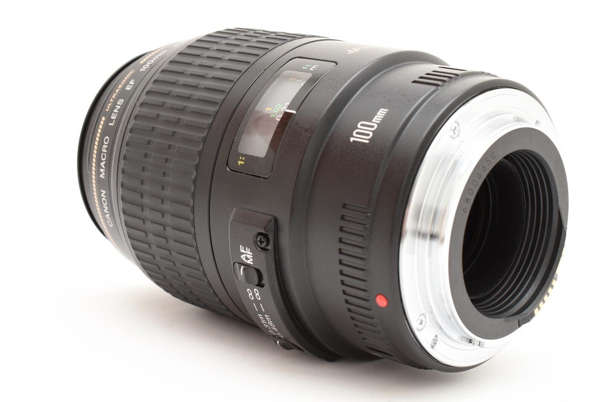 CANON MACRO LENS EF 100mm 2.8 ET-67 レンズ Canon EF 100mm f/2.8 Macro USM Prime Lens [Exc+++] w/ET-67