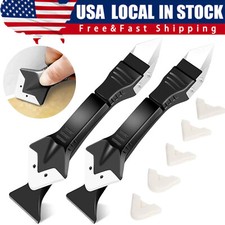5in1 Silicone Scraper Caulking Grouting Sealant Finishing Clean Remover Tool Kit