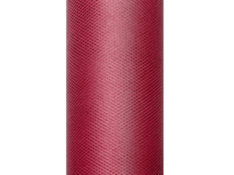 Rotolo Tulle BORDEAUX 30 cm x 9 metri 0FDS