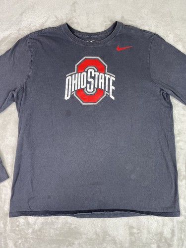 Nike Ohio State Buckeyes - The Nike Tee Long Sleeve Shirt WOMENS XL - Picture 3 of 12