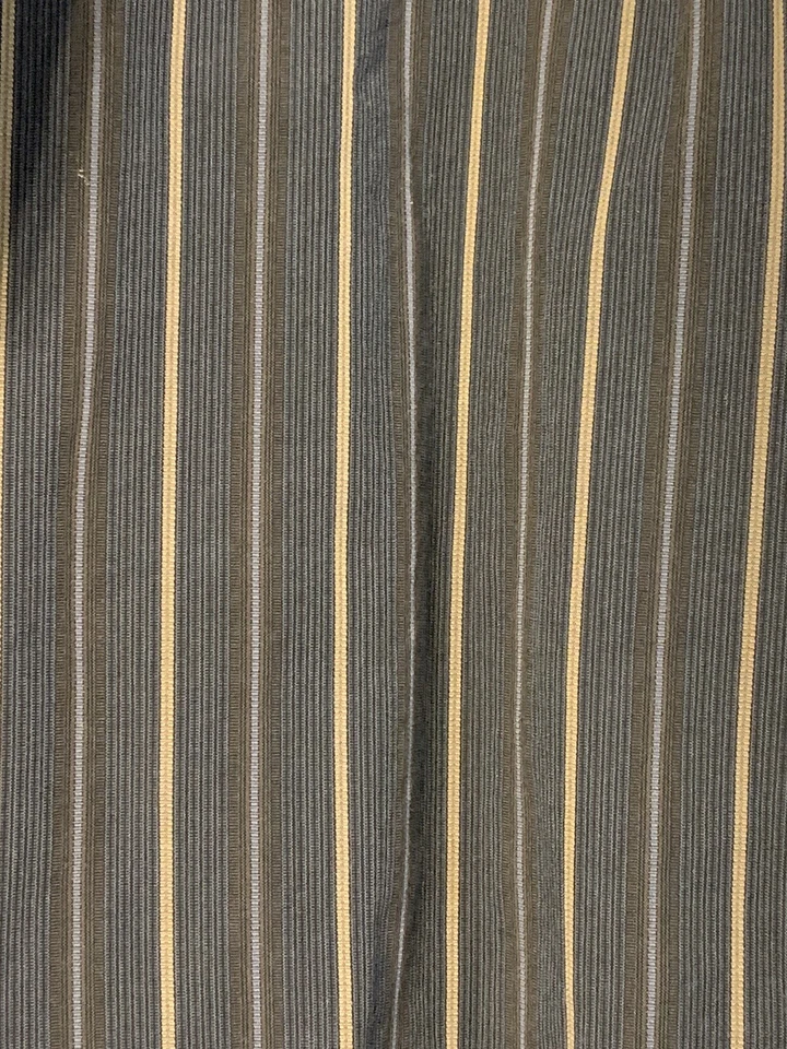 Concepts by Claiborne 男式正装衬衫,蓝色带黑色 + 棕色细条纹,大号 — 第 4/4 张图片