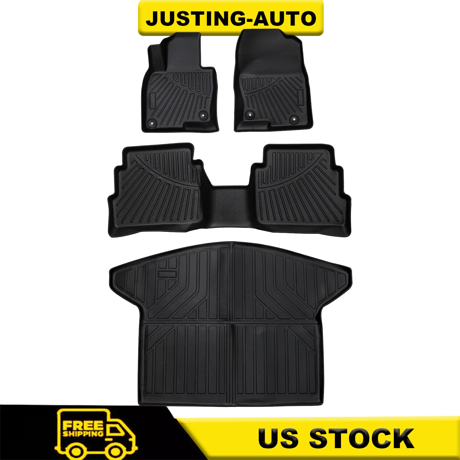 All-Weather TPE Floor Mats & Cargo Liner for Mazda CX-5 2017-2024 USA