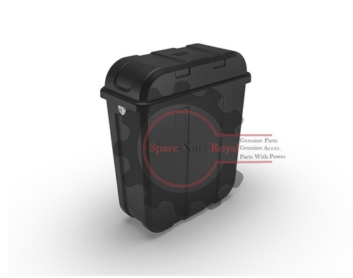 Royal Enfield ""Meteor 350cc"" Negro Commuter RH ""Caja de alforja"" con Kit de Montaje de Riel - Imagen 3 de 7