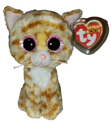 Ty Beanie Boos - TABITHA the Cat (6 Inch) NEW MWMTs Plush Stuffed Animal Toy