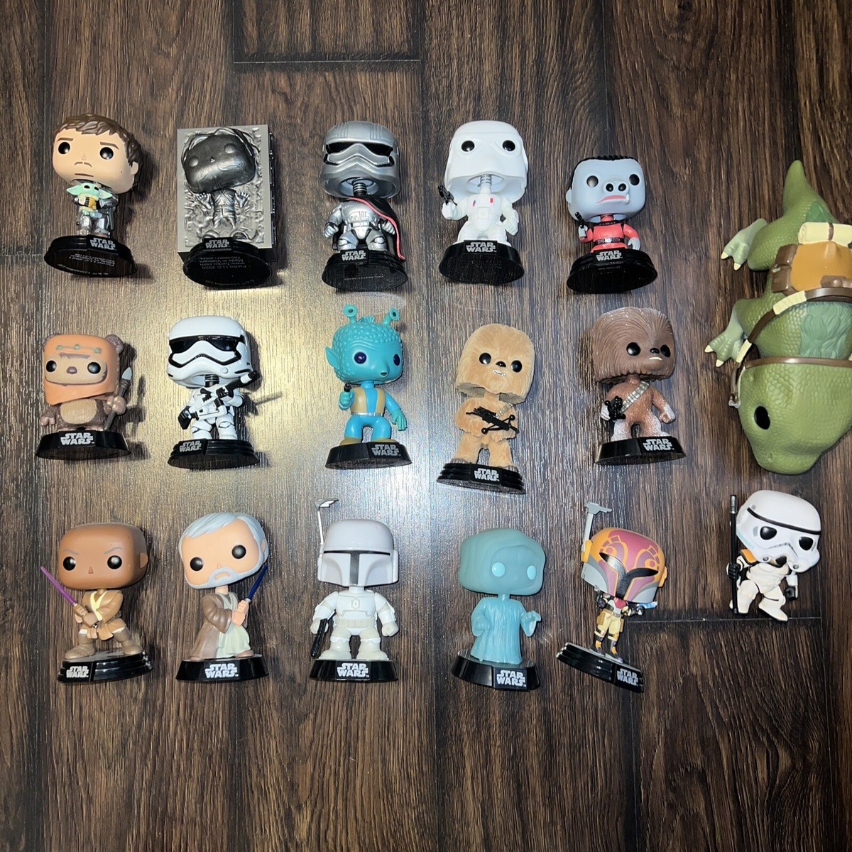 Funkopop スターウォーズ16体セット Funko Pop! 16 RARE Lot Loose Out Of Box Star Wars - Great