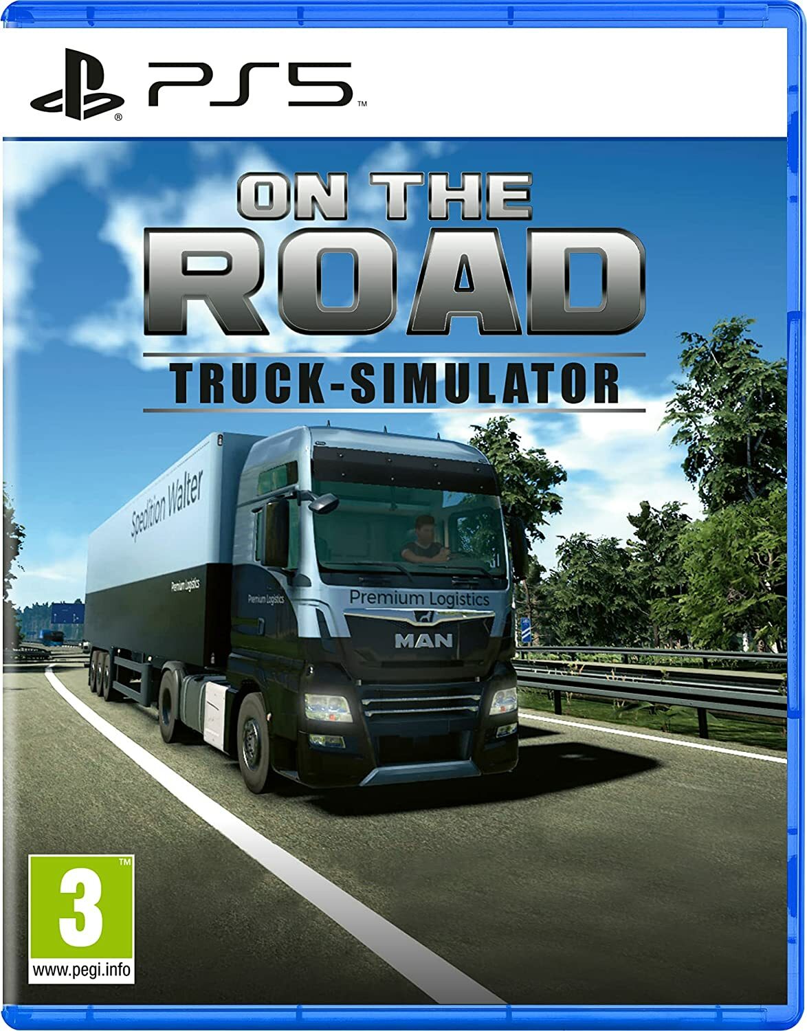 On the Road - Truck Simulator For PS5 (New & Sealed)