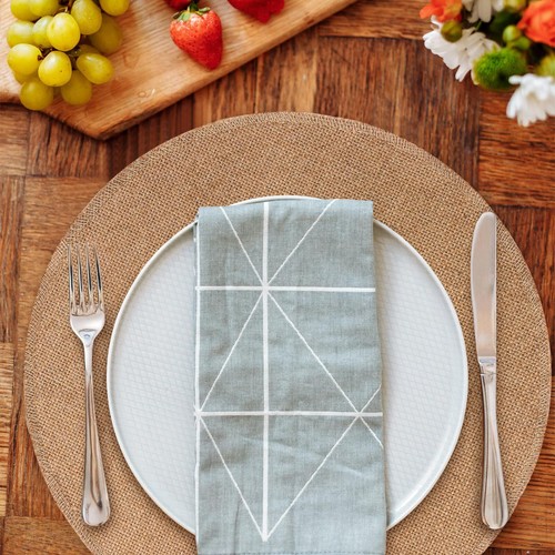 24 Pack Round Burlap Placemats 11.8″ Jute Rustic Table Placemats Bulk for Cha... - Picture 7 of 7