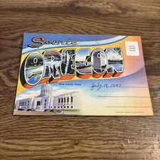 Scenic Oregon 1940s -Vintage Picture Postcard Book 18 Views