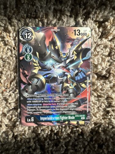Imperialdramon Fighter Mode BT8-032 ALT ART - New Awakening - Digimon Card Game - Picture 2 of 3