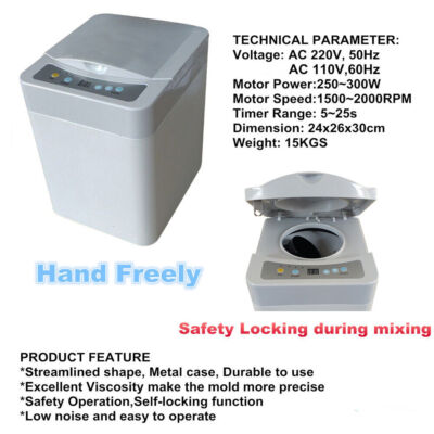 その他 HL-YMC Alginat Mixer 250W Dental Impression Fully Automatic Alginate Mixer Mixer