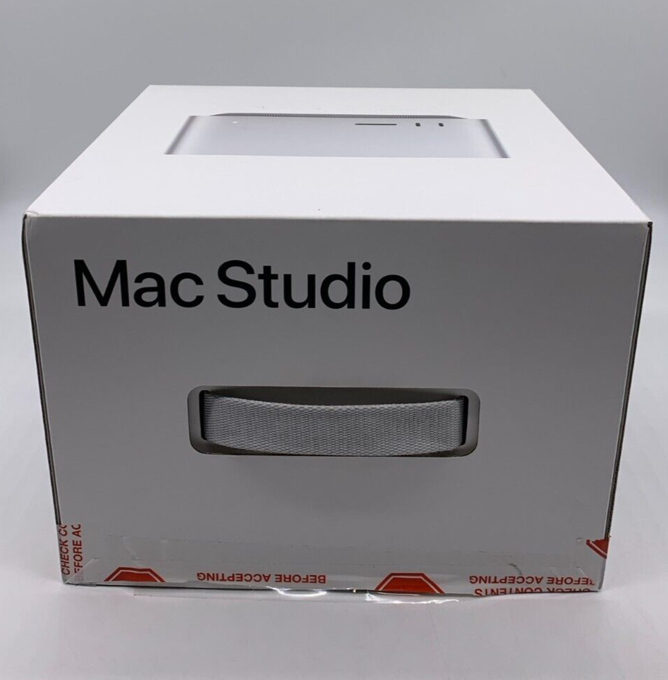 Apple Mac Studio (512GB SSD, M1 Max, 32GB) Packaging Box Apple Mac Studio (512GB SSD, M1 Max, 32GB) Packaging Box