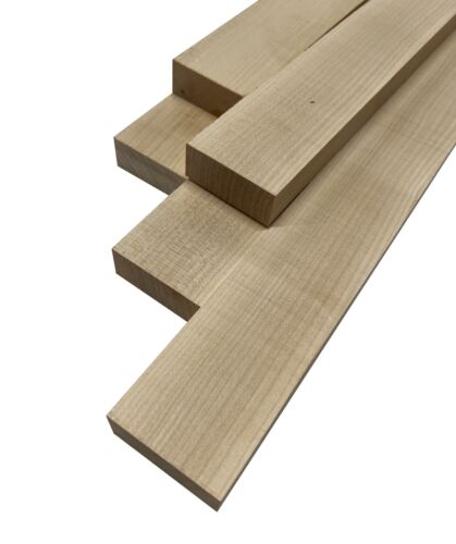 Lot de 5 blocs de planches à découper en érable dur | panneau de bois 3/4” x 2” x 42” - Photo 1/9