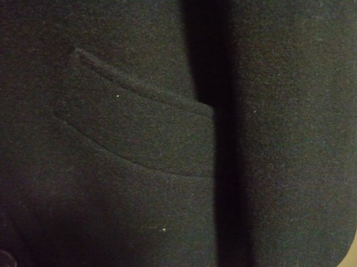 Antman Ladies black cashmere & wool blend fully lined overcoat - Picture 2 of 12