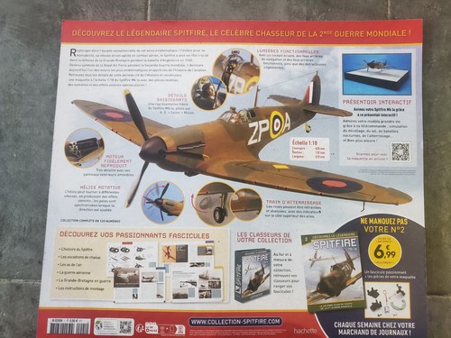 build your Sptfire MK plane the 1/18 scale Hachette pack #1 - Photo 10/10