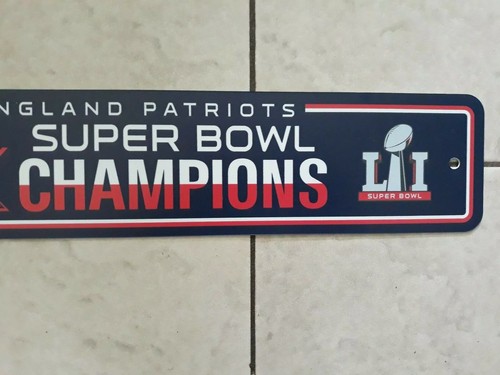 Letrero de los New England Patriots Super Bowl 5X Champions - Imagen 6 de 6