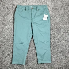 DG2 Cropped Teal Jeans 14P Coastal Vacation Cruise Scandi Casual Chic Spring