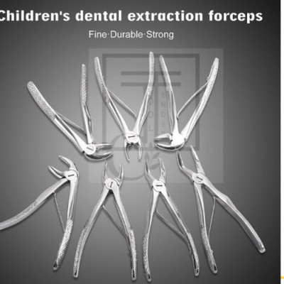 Pedo/Kinder Zahnextraktionszange Set für obere & untere Backenzähne Dentalwerkzeug