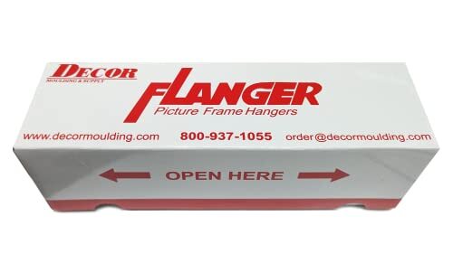 Colgantes de marco de foto de flanger estrecho Framer Supply, 50 juegos - Imagen 2 de 3
