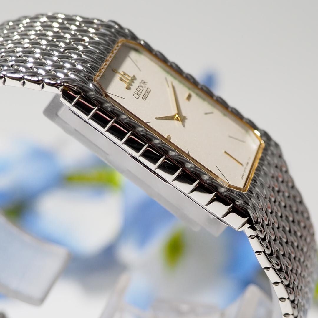 Credor Seiko Square Men's Watch Silver C929 From Japan | eBay