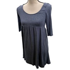 H&M Small Thin Striped Dress Blue-Gray/White