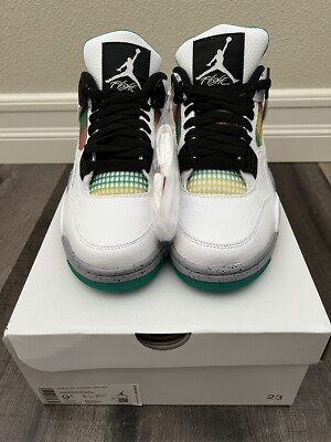 ウィメンズ Nike Air Jordan 4 Retro Lucid Green Rasta Women's Air Jordan 4 'Lucid Green' Release Date. Nike SNKRS