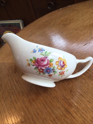 Vintage Palissy Keramik Milch/Soßenkanne