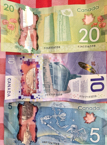 Colección de billetes de banco de Canadá - dólares canadienses - Imagen 2 de 2