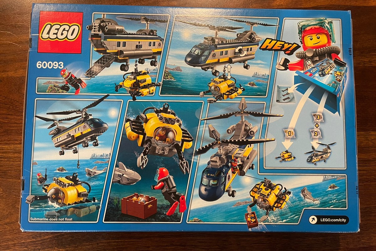 LEGO CITY 60093 DEEP SEA HELICOPTOR FACTORY SEALED GREAT CONDITION