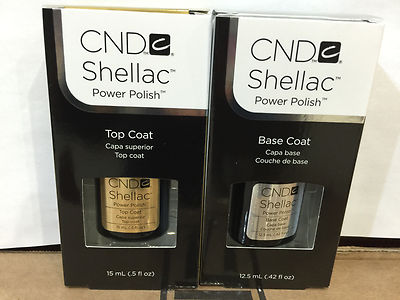 CND Shellac express 5 large Top Coat, Base coat and Duo .25oz 0.42oz 0.5oz USA